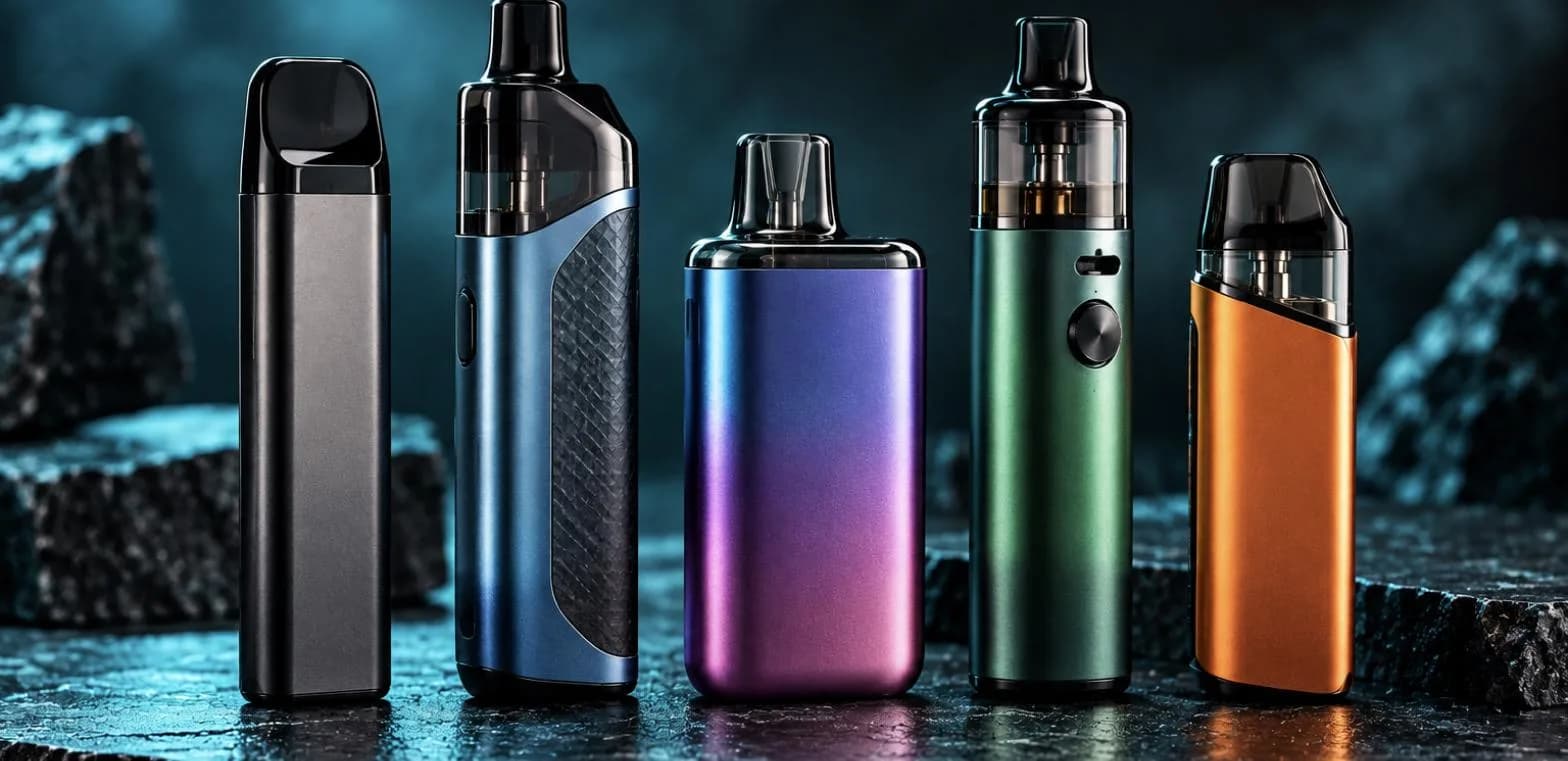 Types of Vape Pod Devices Available in the Market 2025 | Complete UK Guide
