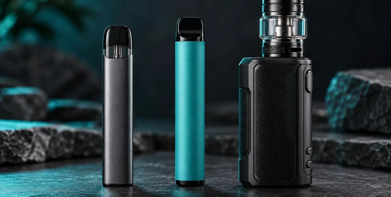 Differences Between Vape Pod Devices and Other Vaping Devices: Complete UK Guide 2025