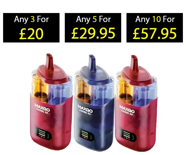 RELX Maxgo Combo 33000 Puffs Dual Flavour Disposable Pod Kit