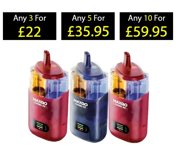 RELX Maxgo Combo 33000 Puffs Dual Flavour Disposable Pod Kit