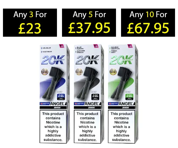 Vapes Bars Angel 20K Prefilled Pods