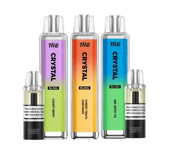 Elux THE Crystal Bling 6k PreFilled group shot five colour options