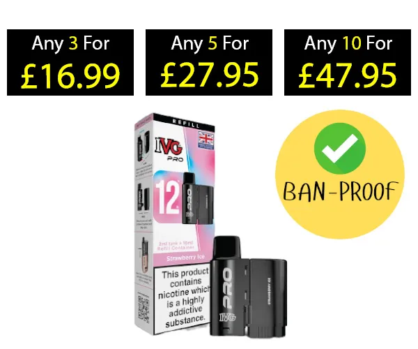 IVG Pro 12 20mg Prefilled Replacement Pods