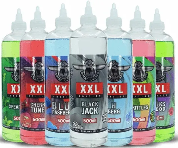 Guardian XXL 500ml e-liquid bottle front packaging
