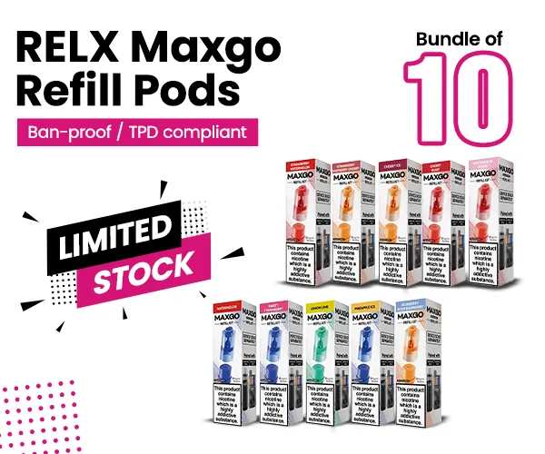 Relx Maxgo Refill Pods (Pack of 10)