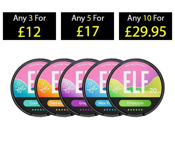 NEW Elf 20mg Nicotine Pouches