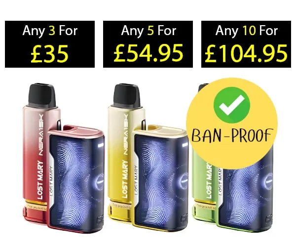 Lost Mary Nera 30K Fullview Prefilled Pod Kit 20mg