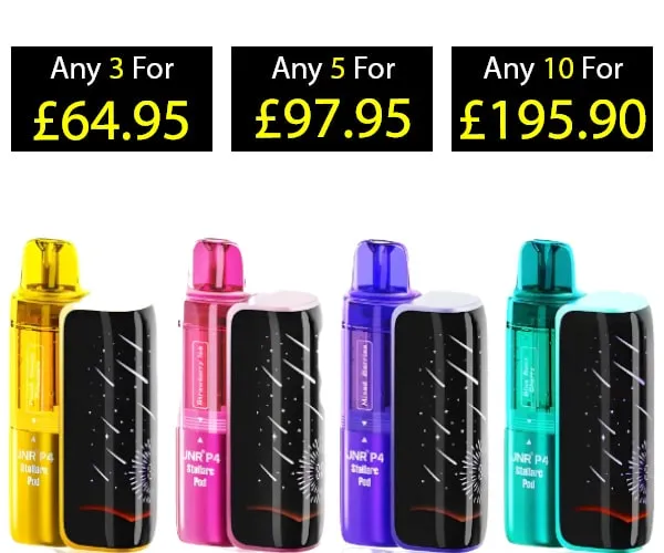 JNR P4 Stellarc 100k Puffs Prefilled Pod Kit