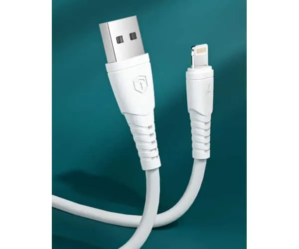 Premium Type USB-iPhone Charger Cable full length product