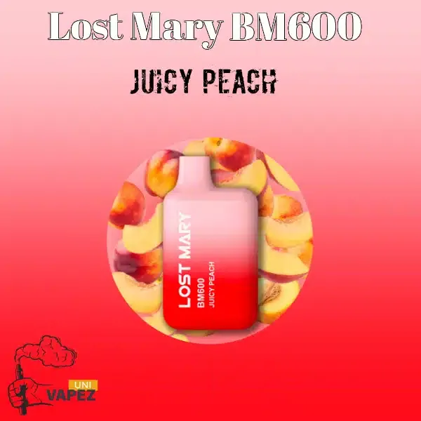 Juicy Peach Lost Mary BM600 Disposable Vape 2% Nicotine