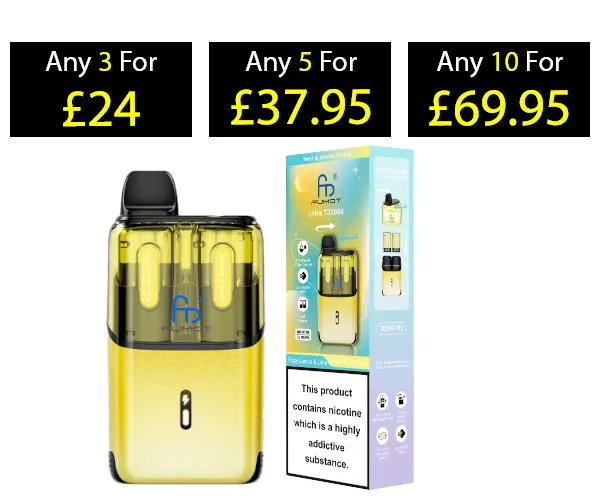 RandM Tornado Ultra T32000 By Fumot | Ban-Proof Dual Flavour Prefilled Kit