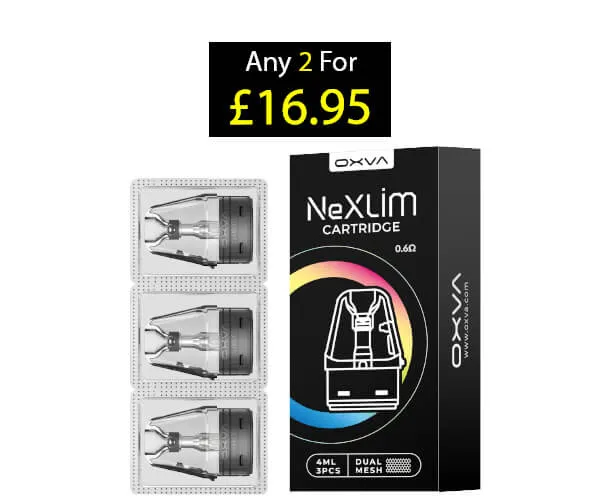 Oxva NeXlim Replacement Pod Cartridges (Pack of 3)